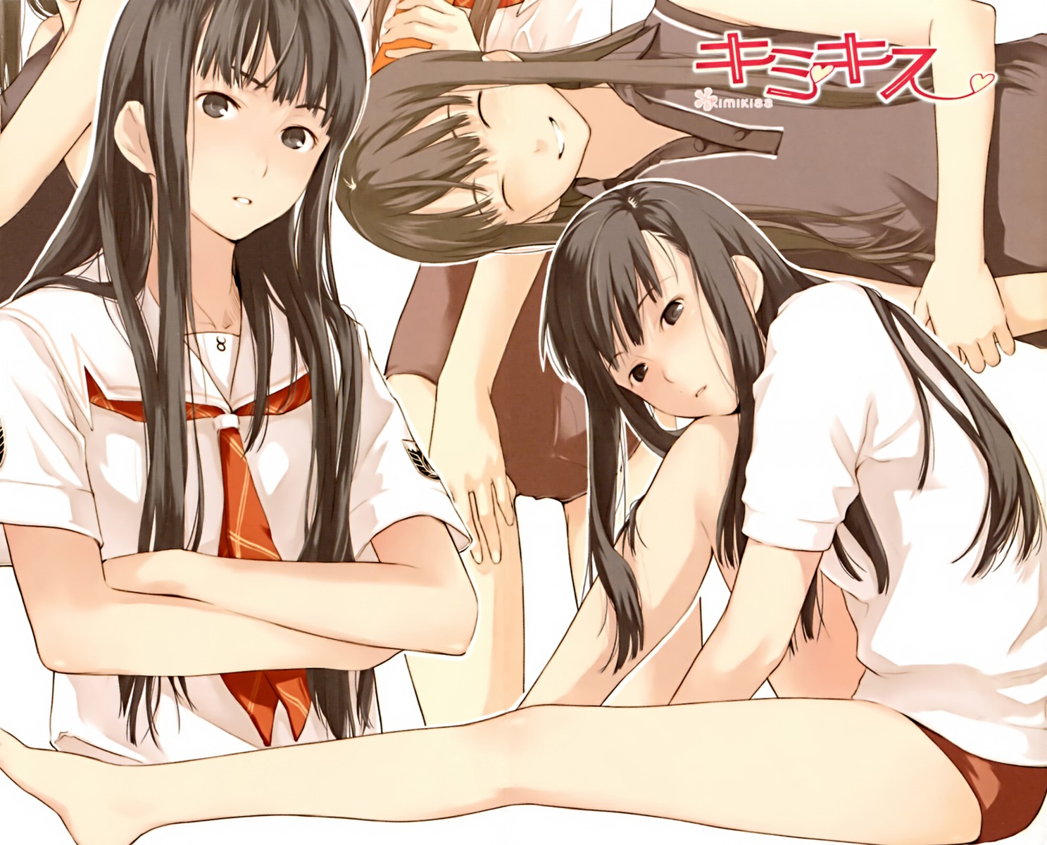 futami_eriko, gym_uniform, kamo, kimikiss, seifuku
