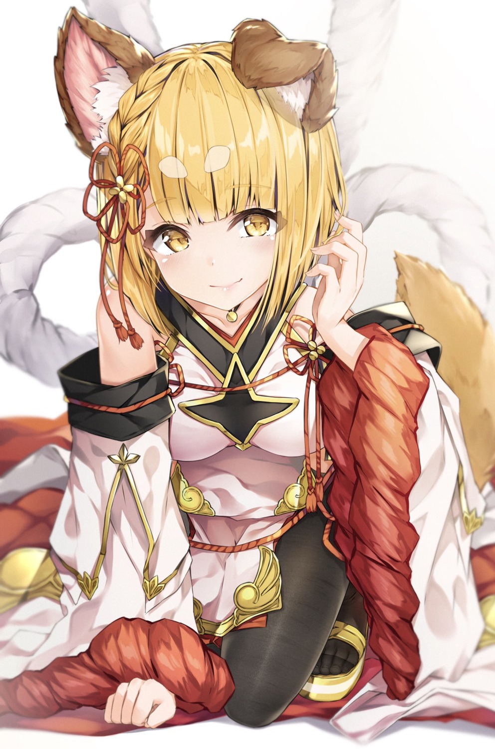 animal_ears, granblue_fantasy, hyouta_(yoneya), inumimi, pantyhose, tail, vajra_(granblue_fantasy)