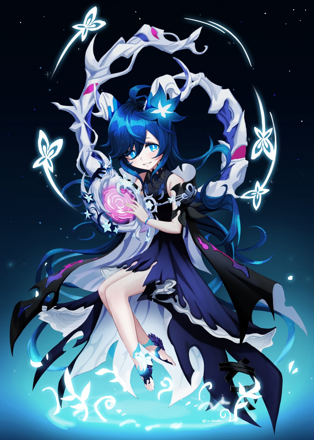 dress, elsword, nisha_(elsword), power_(lu_power)