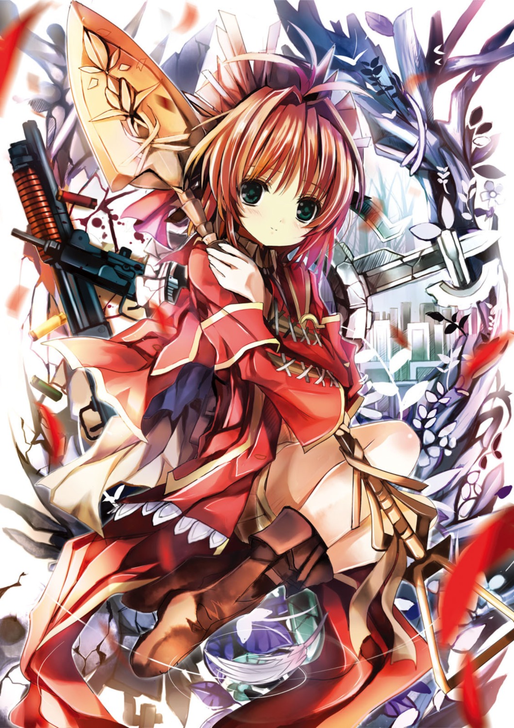 ai_astin, gun, kamisama_no_inai_nichiyoubi, shino_(eefy)