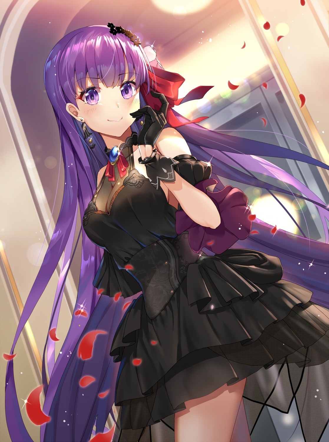 bb_(fate), cleavage, dress, fate/extra, fate/extra_ccc, fate/stay_night, renka_(renkas), see_through