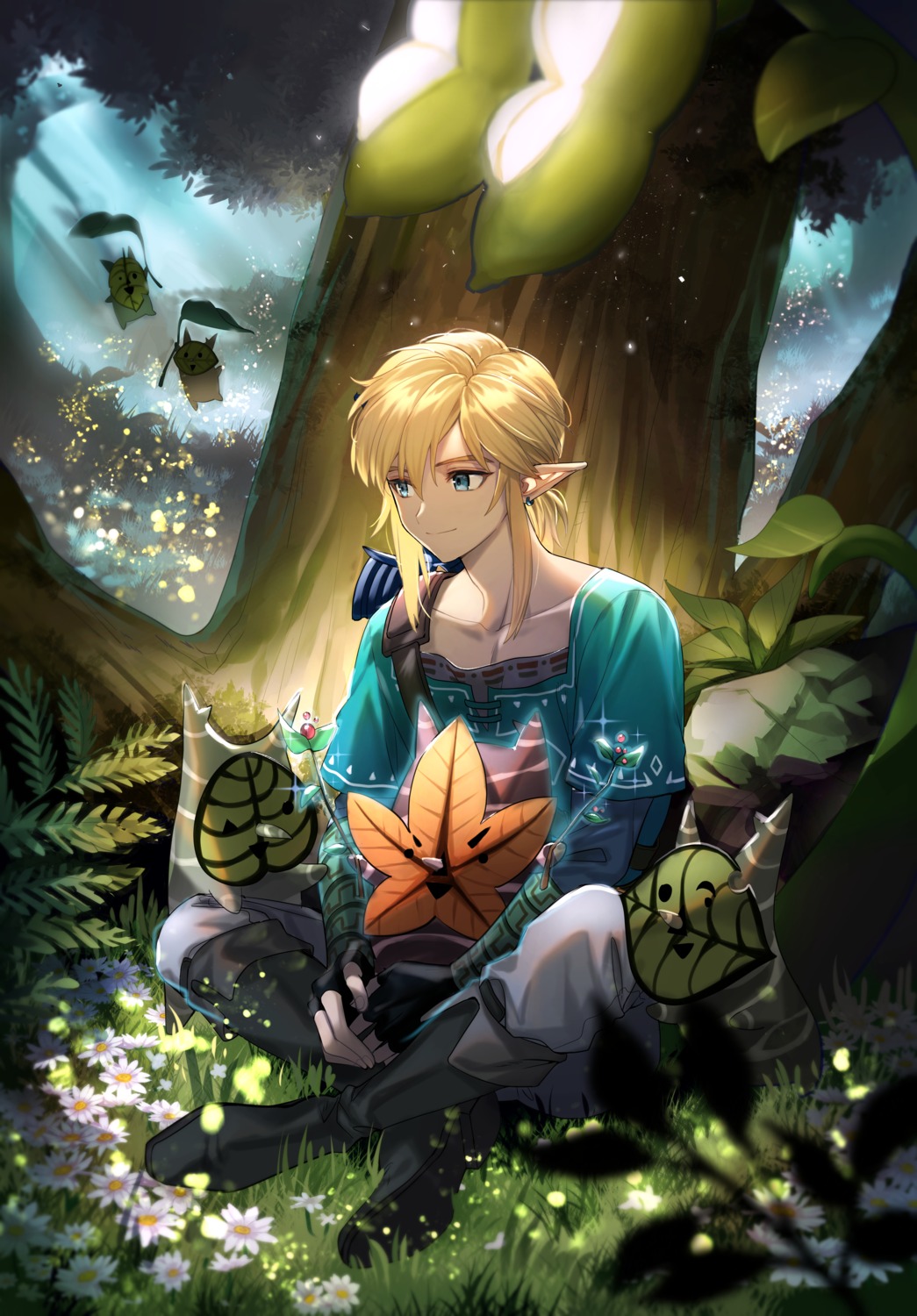 link, male, ninto, pointy_ears, the_legend_of_zelda, the_legend_of_zelda:_breath_of_the_wild