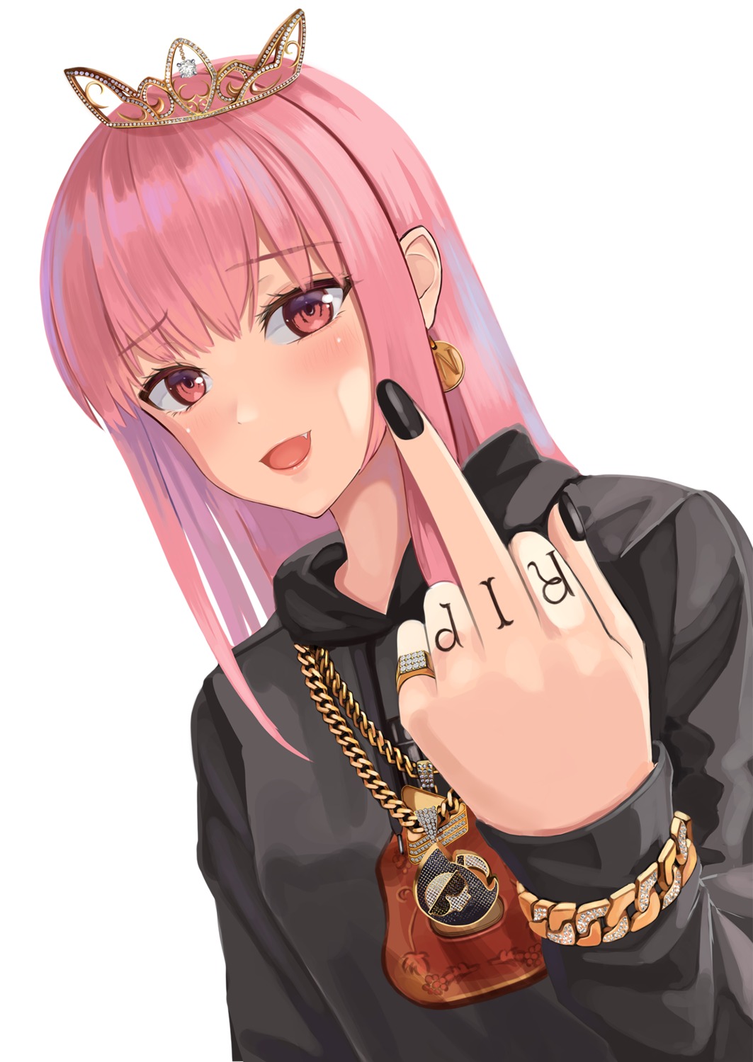 hololive, hololive_english, mori_calliope, shaketarako, tattoo