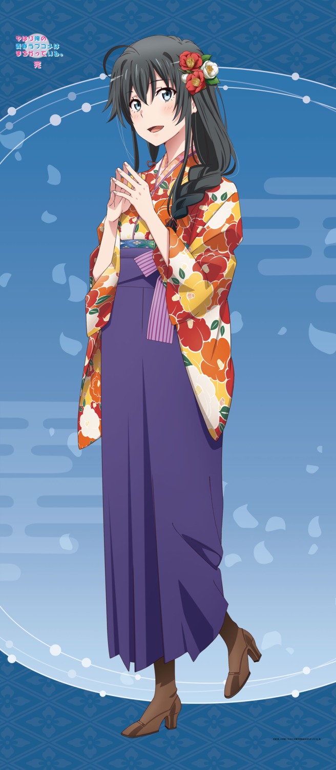 heels, japanese_clothes, mitsugi, yahari_ore_no_seishun_lovecome_wa_machigatteiru., yukinoshita_yukino