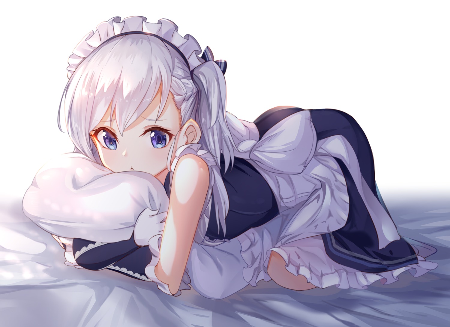 azur_lane, bel-chan_(azur_lane), belfast_(azur_lane), kananote, maid