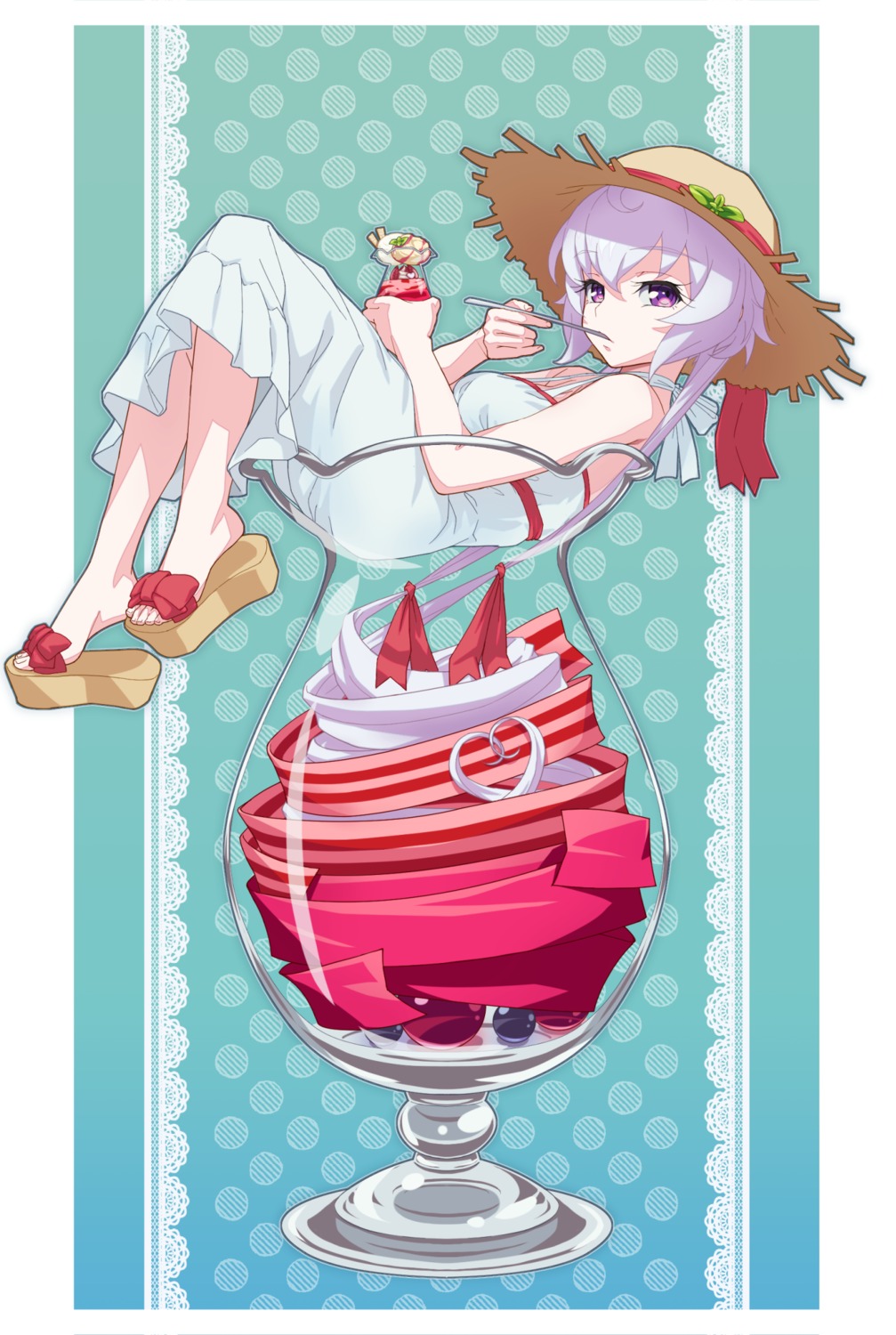 dress, senki_zesshou_symphogear, summer_dress, uganda, yukine_chris