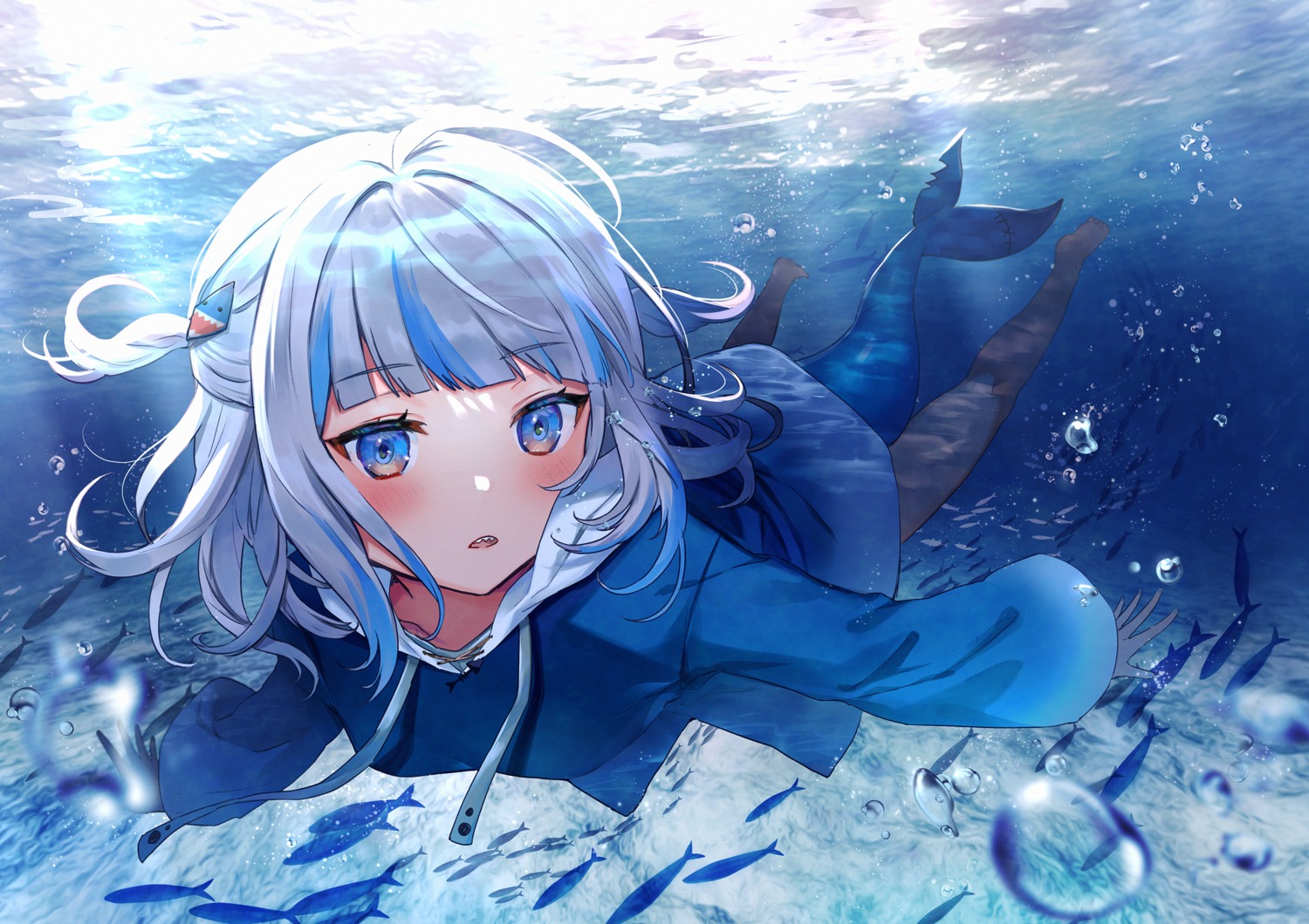 gawr_gura, hololive, hololive_english, kura_noi, tail, wet