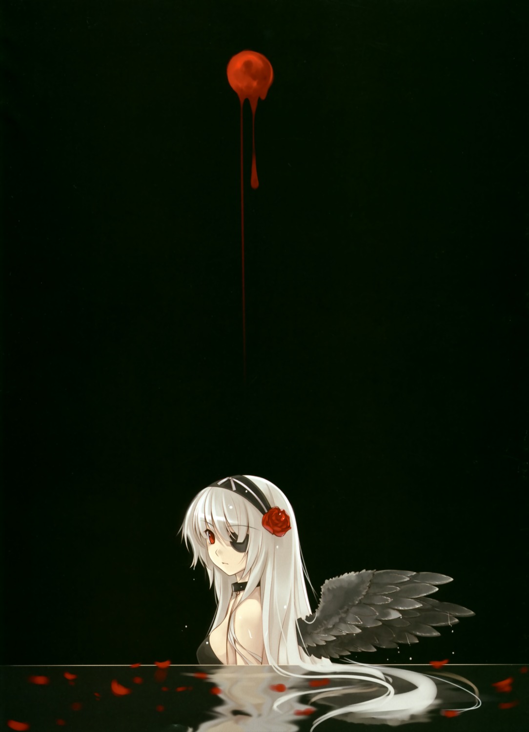 eyepatch, kuroi_goth_loli_no_shoujo, misaki_kurehito, tokyo_cpe, wings