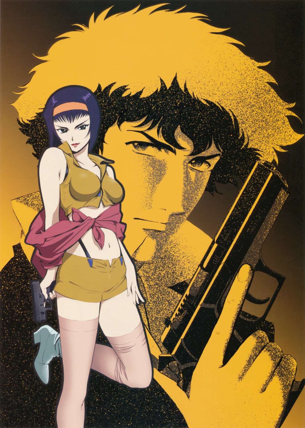 cowboy_bebop, faye_valentine, pantyhose, screening, spike_spiegel