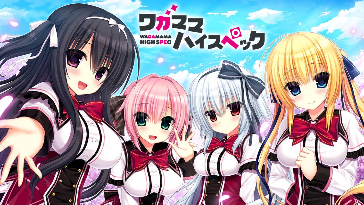 madosoft, miyase_mihiro, narumi_toa, rokuonji_kaoruko, sakuragi_roofolet_ashe, seifuku, utsunomiya_tsumire, wagamama_high_spec