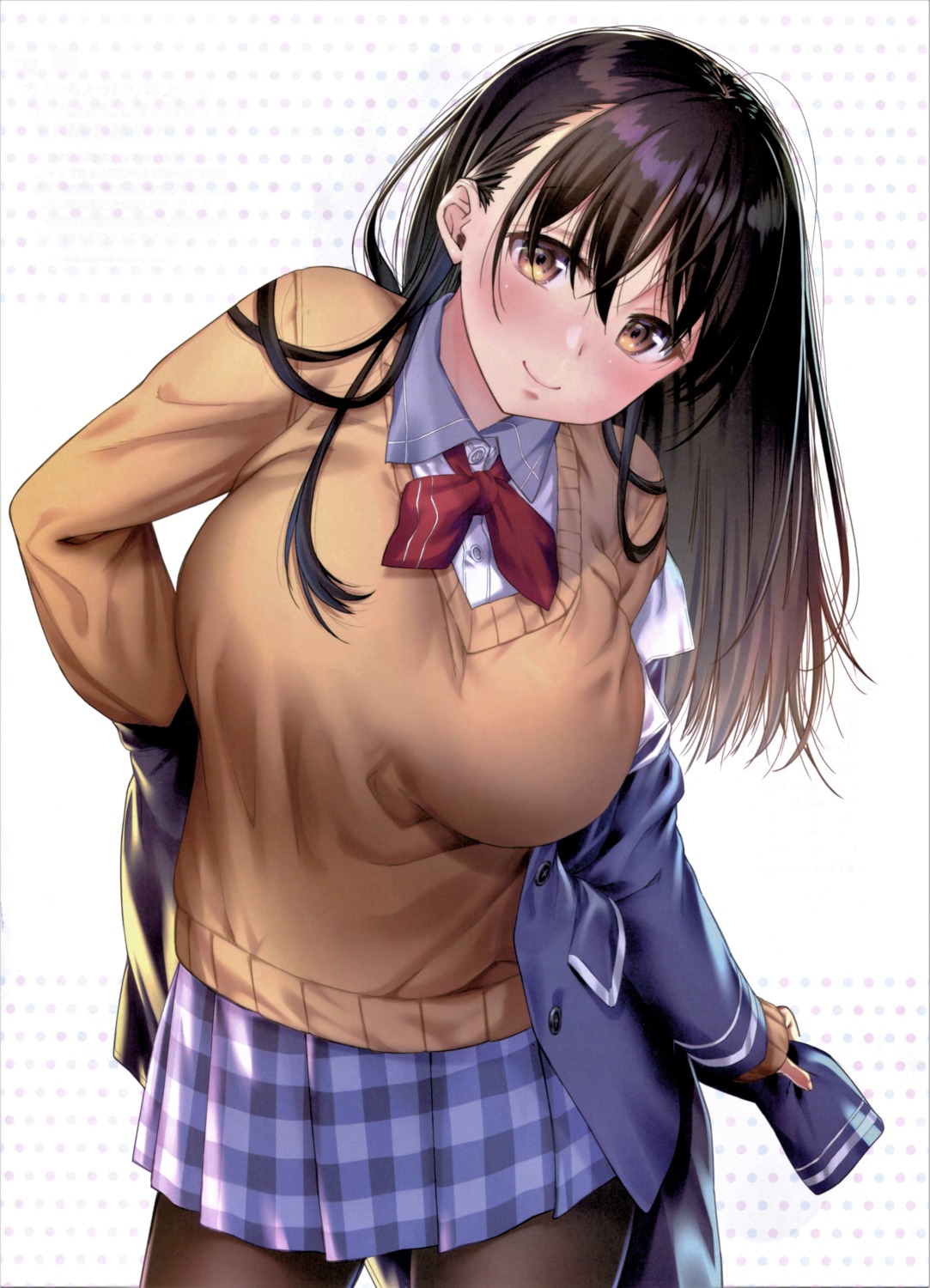 choppiri_toshiue_demo_kanojo_ni_shite_kuremasu_ka?_~tamaranaku_itooshiku_tonikaku_toutoi~, nanase_meruchi, orihara_hime, pantyhose, seifuku, sweater, undressing