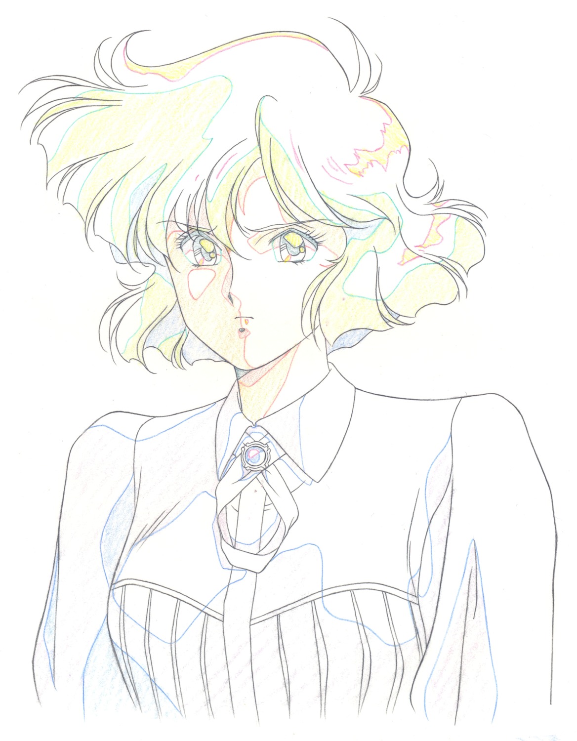 bubblegum_crisis, line_art, reika_chang, sonoda_kenichi