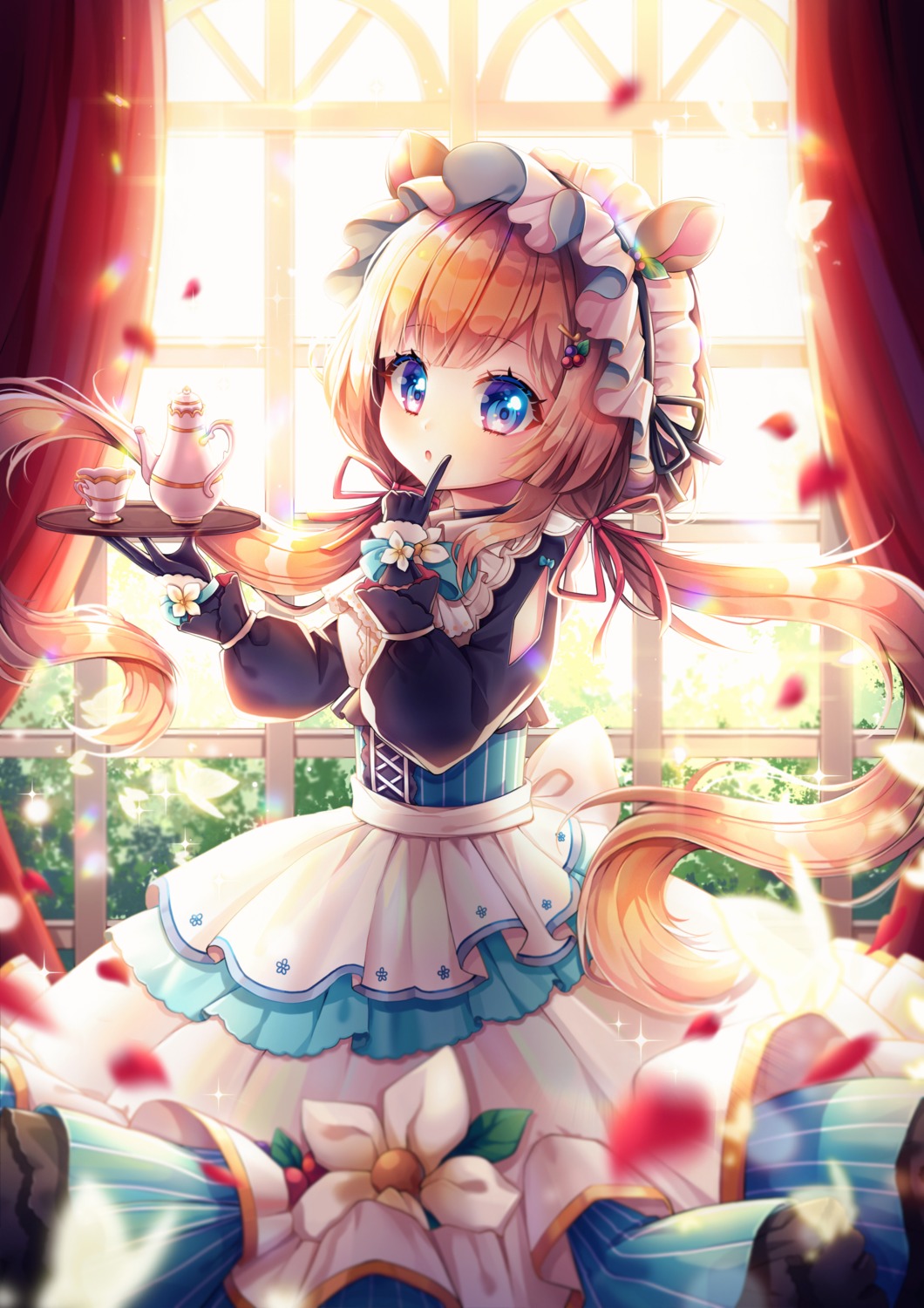 animal_ears, eli_conifer, hayun, maid, nijisanji