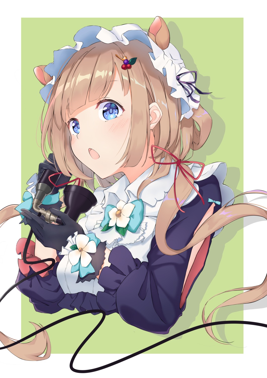 ai_ke, animal_ears, eli_conifer, maid, nijisanji
