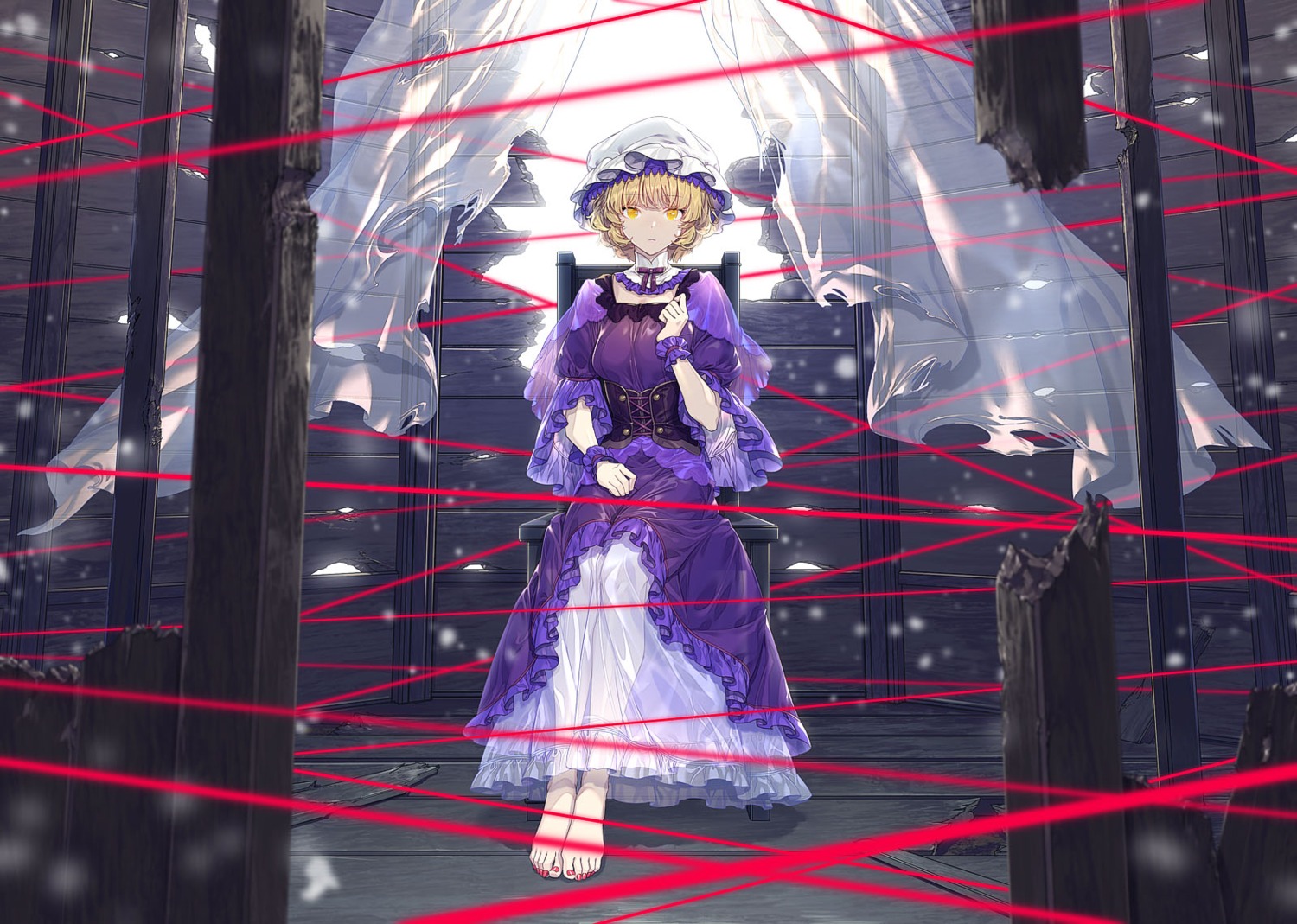 see_through, touhou, zounose