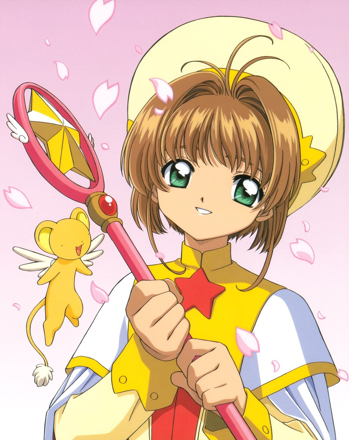 card_captor_sakura, fujita_mariko, kerberos, kinomoto_sakura, madhouse, weapon