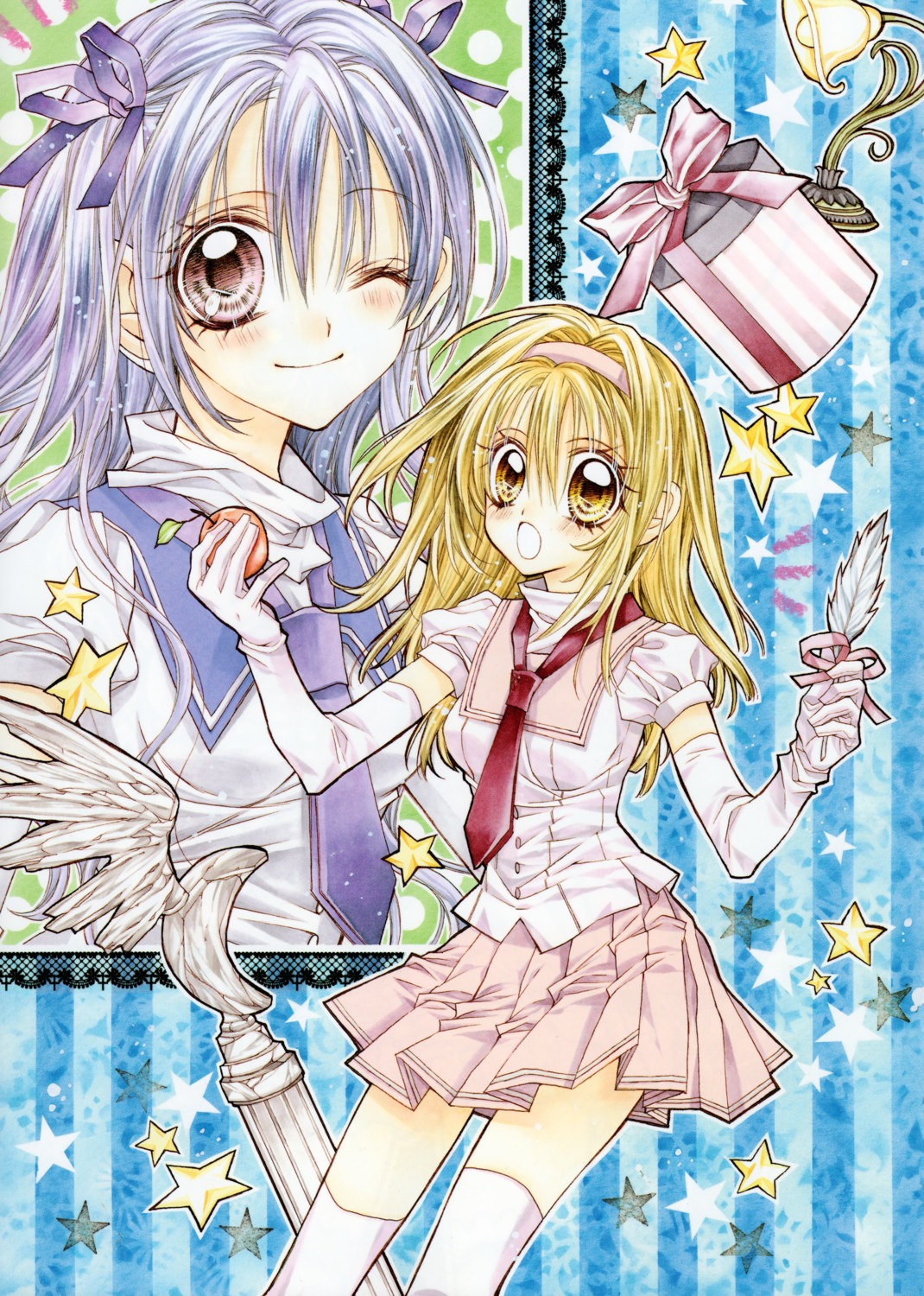 kamiya_komaki, otomiya_haine, shinshi_doumei_cross, tanemura_arina