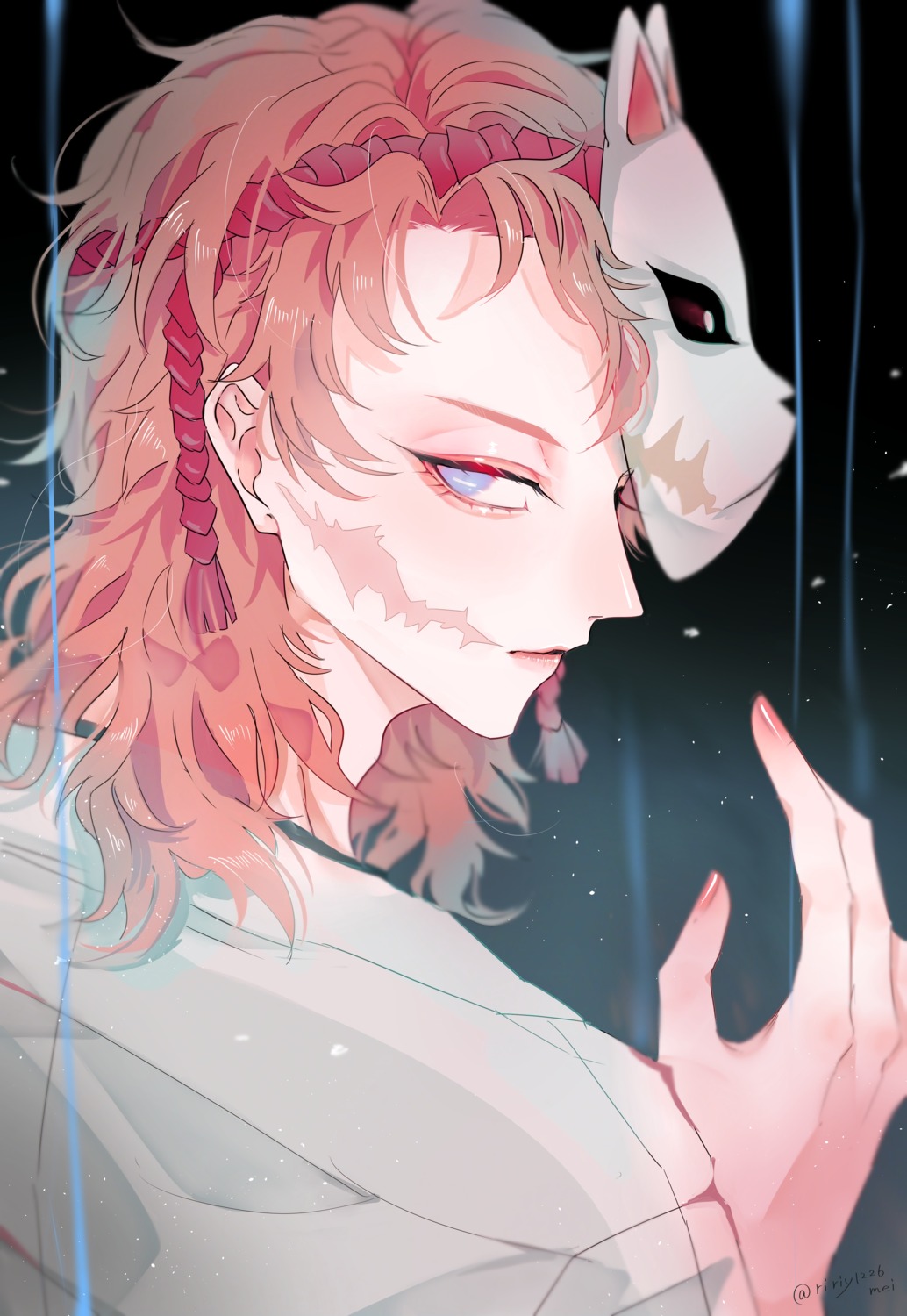 kimetsu_no_yaiba, male, ritsuki_mei, sabito_(kimetsu_no_yaiba)