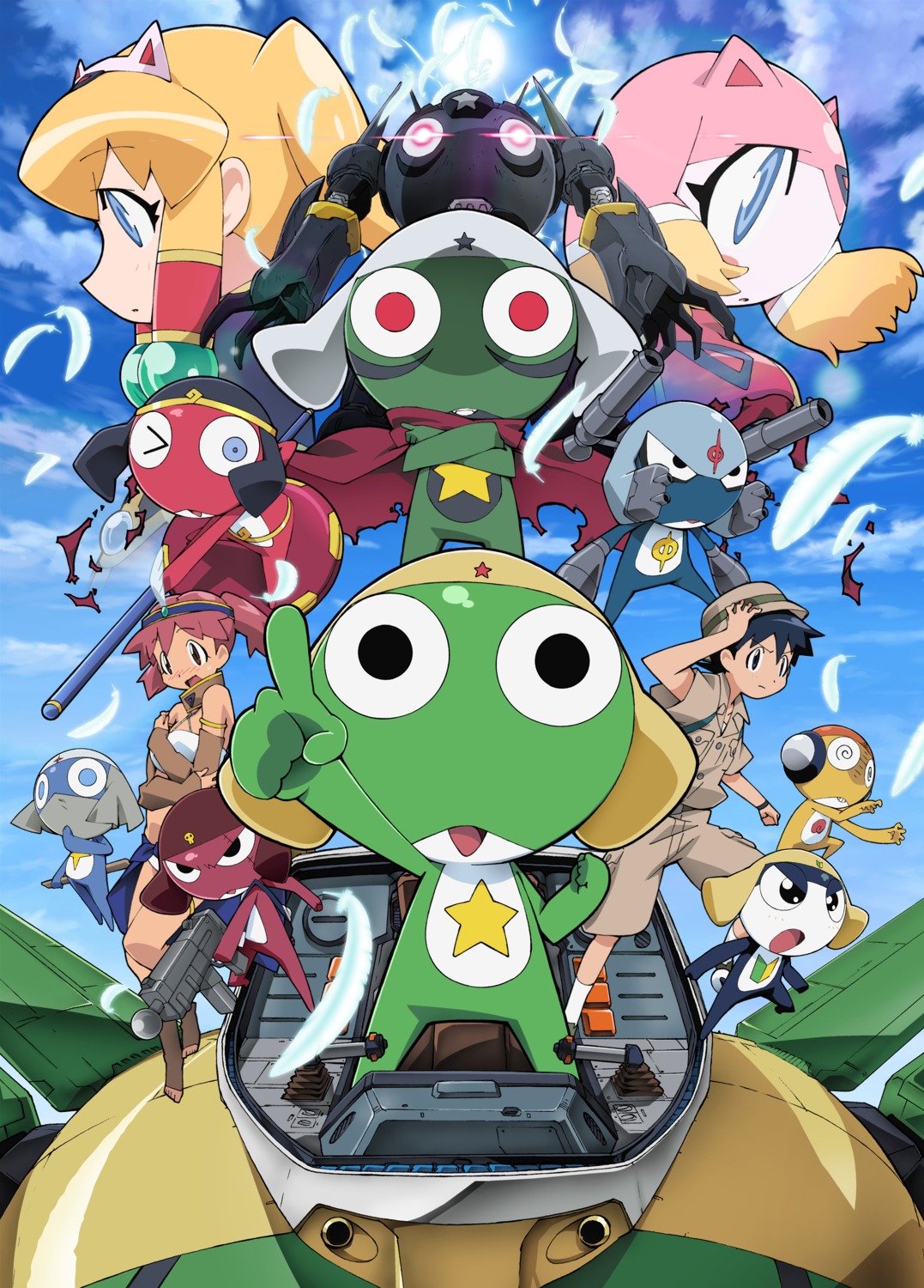bikini, dark_keroro, dororo, doruru, feet, giroro, gun, hinata_fuyuki