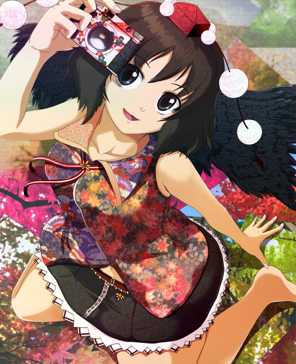 kanato, shameimaru_aya, touhou