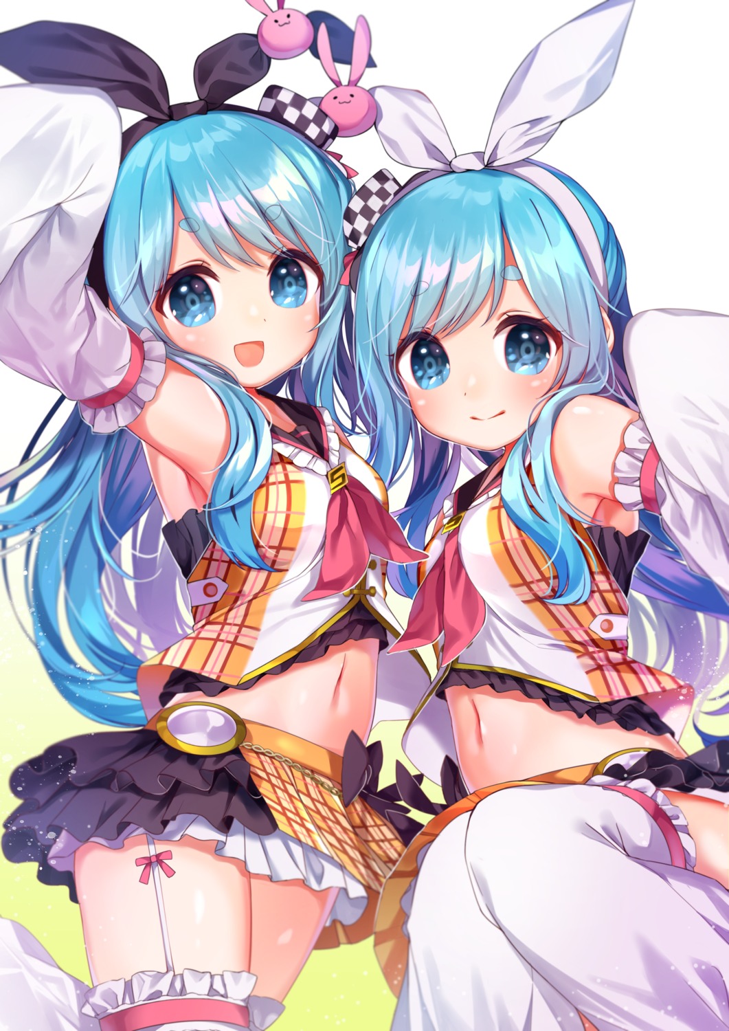 near_(sound_voltex), noah_(sound_voltex), samayoi, sound_voltex, stockings, thighhighs