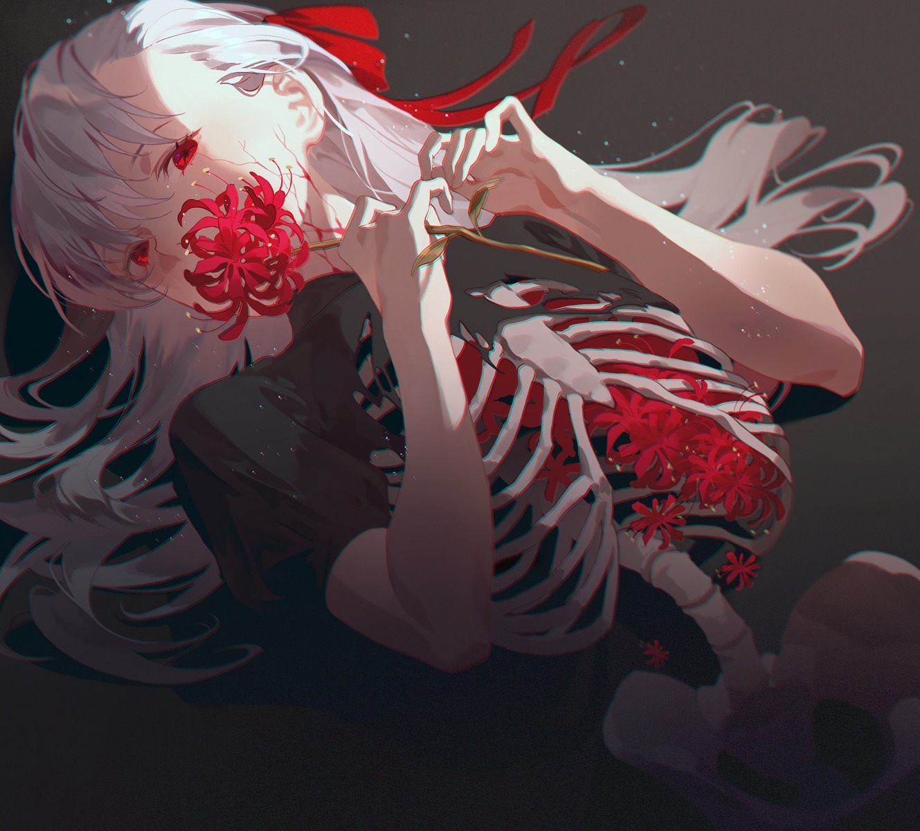 dark_sakura, fajyobore, fate/stay_night, matou_sakura, monster_girl, tattoo, torn_clothes