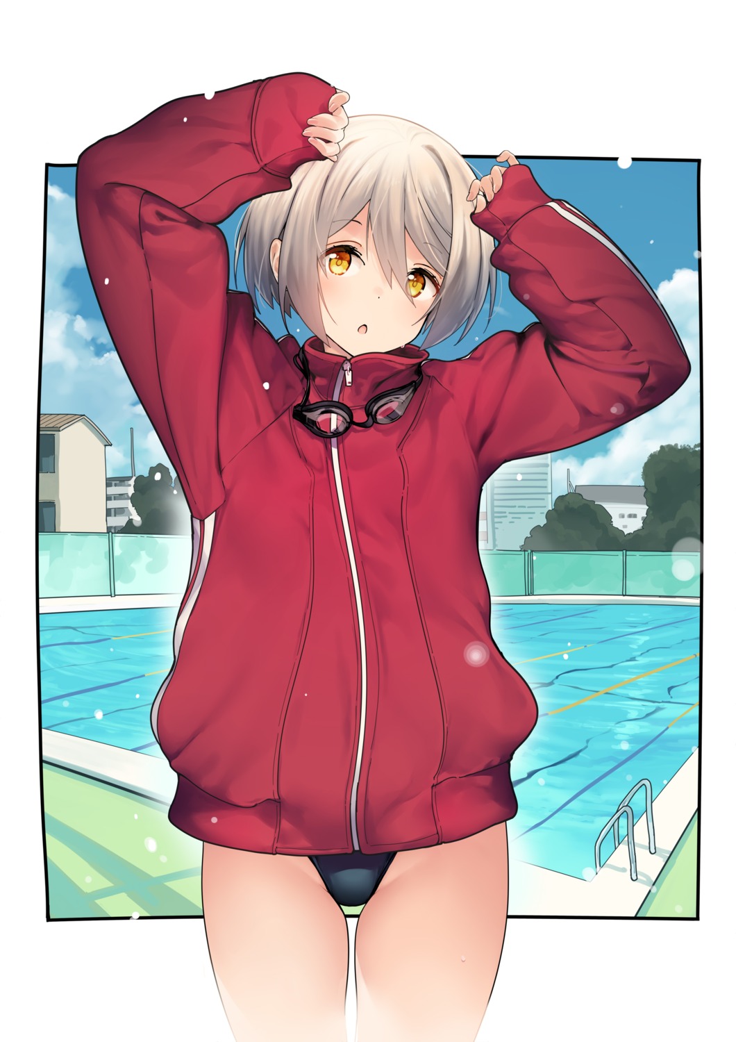 gym_uniform, swimsuits, twinpoo