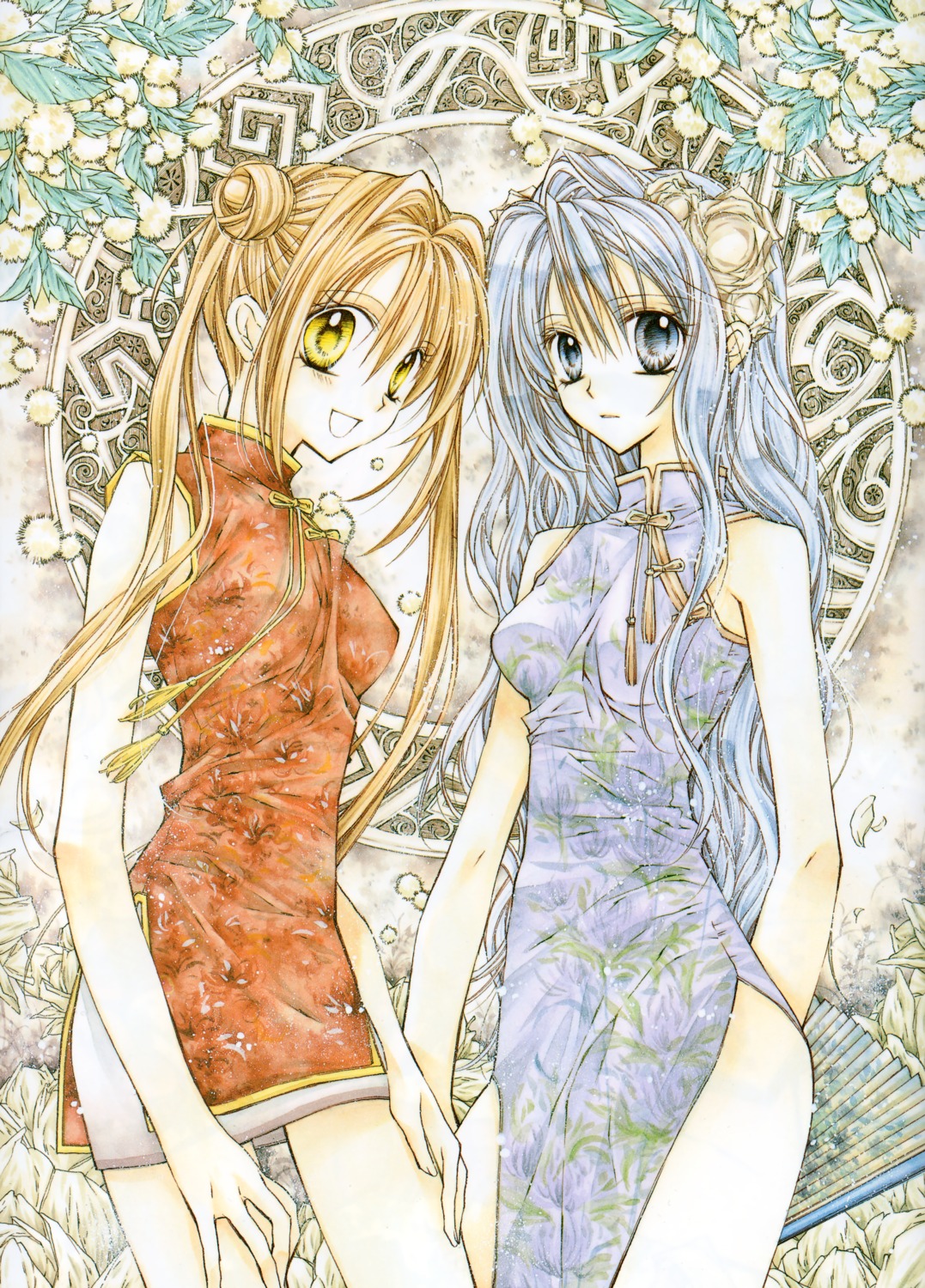 amamiya_ushio, chinadress, otomiya_haine, shinshi_doumei_cross, tanemura_arina