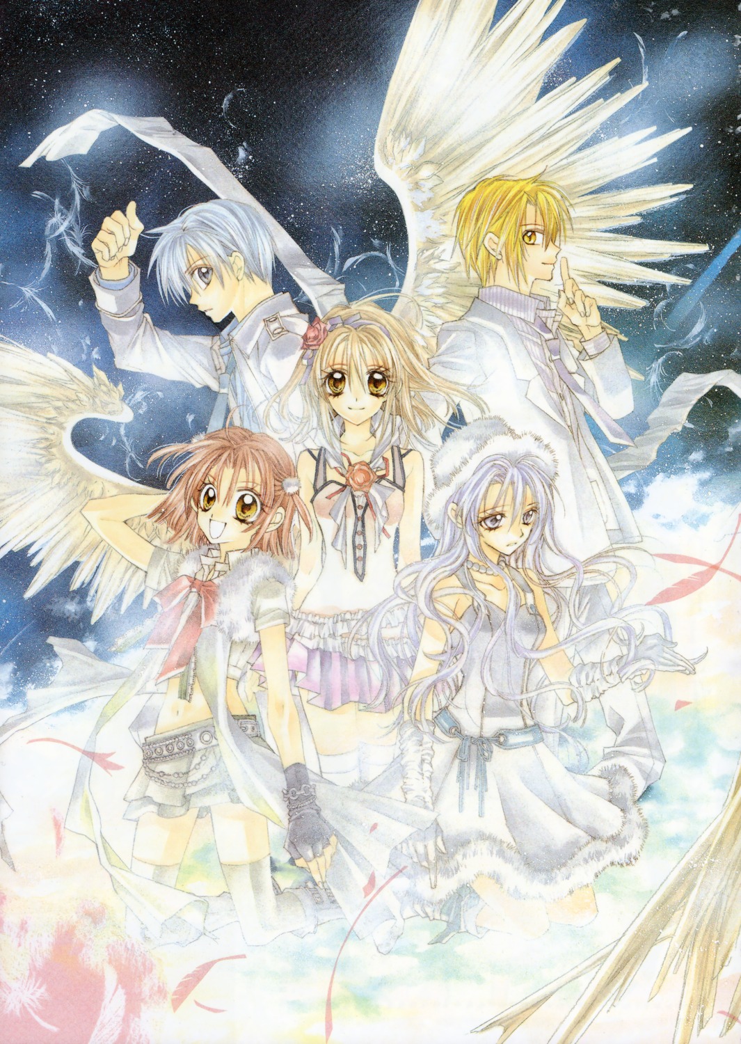 amamiya_ushio, angel, dress, ichinomiya_yoshitaka, lolita_fashion, otomiya_haine, shinshi_doumei_cross, tanemura_arina