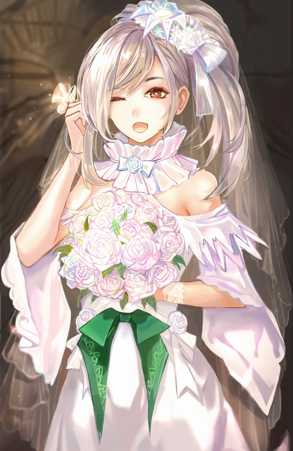 dress, dungeon_fighter, qianzhu, wedding_dress