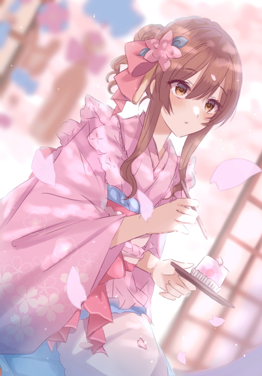 kimono, oosaki_amana, shironowa01, the_idolm@ster, the_idolm@ster_shiny_colors