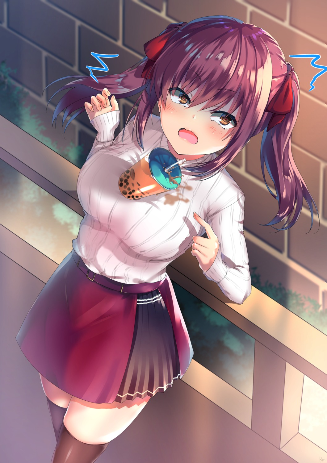 amasawa_ichika, sweater, tagme, thighhighs, youkoso_jitsuryoku_shijou_shugi_no_kyoushitsu_e