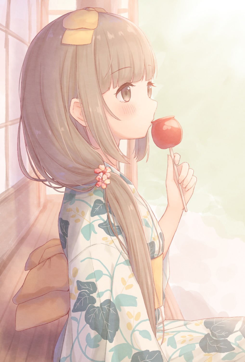 kazane_mari, the_idolm@ster, the_idolm@ster_cinderella_girls, yorita_yoshino, yukata