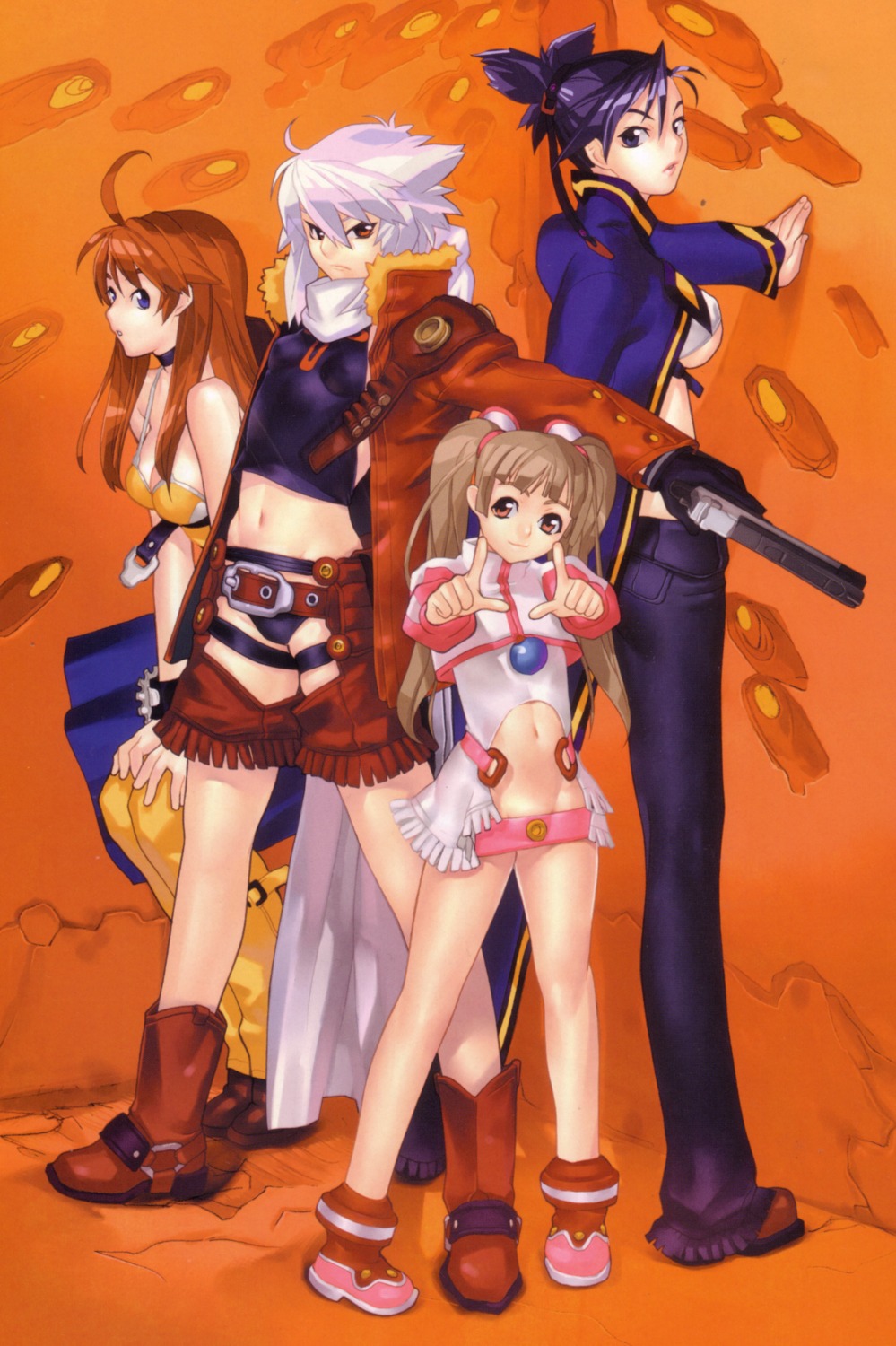 amy, bakuretsu_tenshi, hakua_ugetsu, jo, meg_(bakuretsu_tenshi), sei