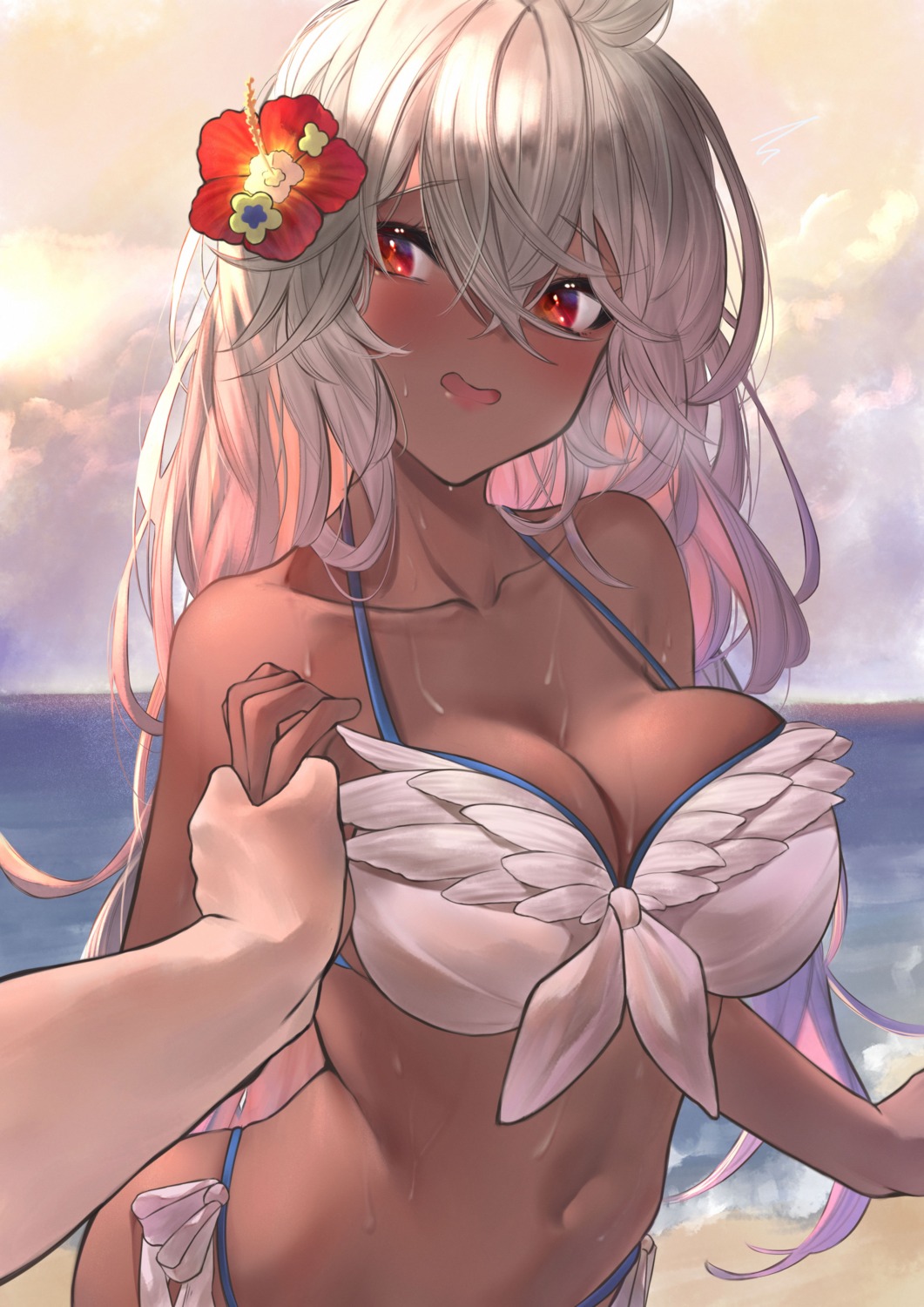 betabeet, bikini, cleavage, granblue_fantasy, swimsuits, zooey_(granblue_fantasy)