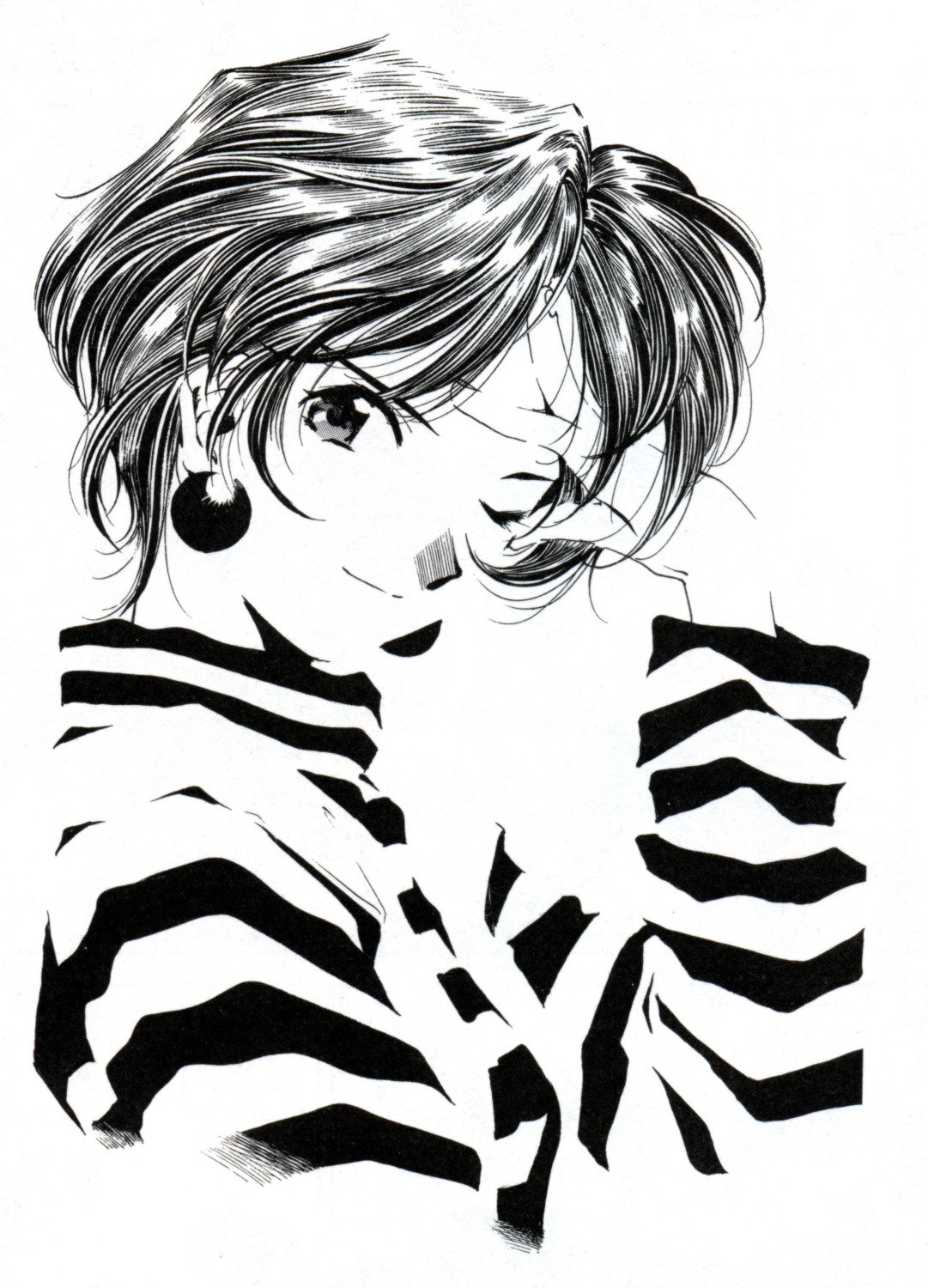 ah_my_goddess, fujimi_chihiro, fujishima_kousuke, monochrome