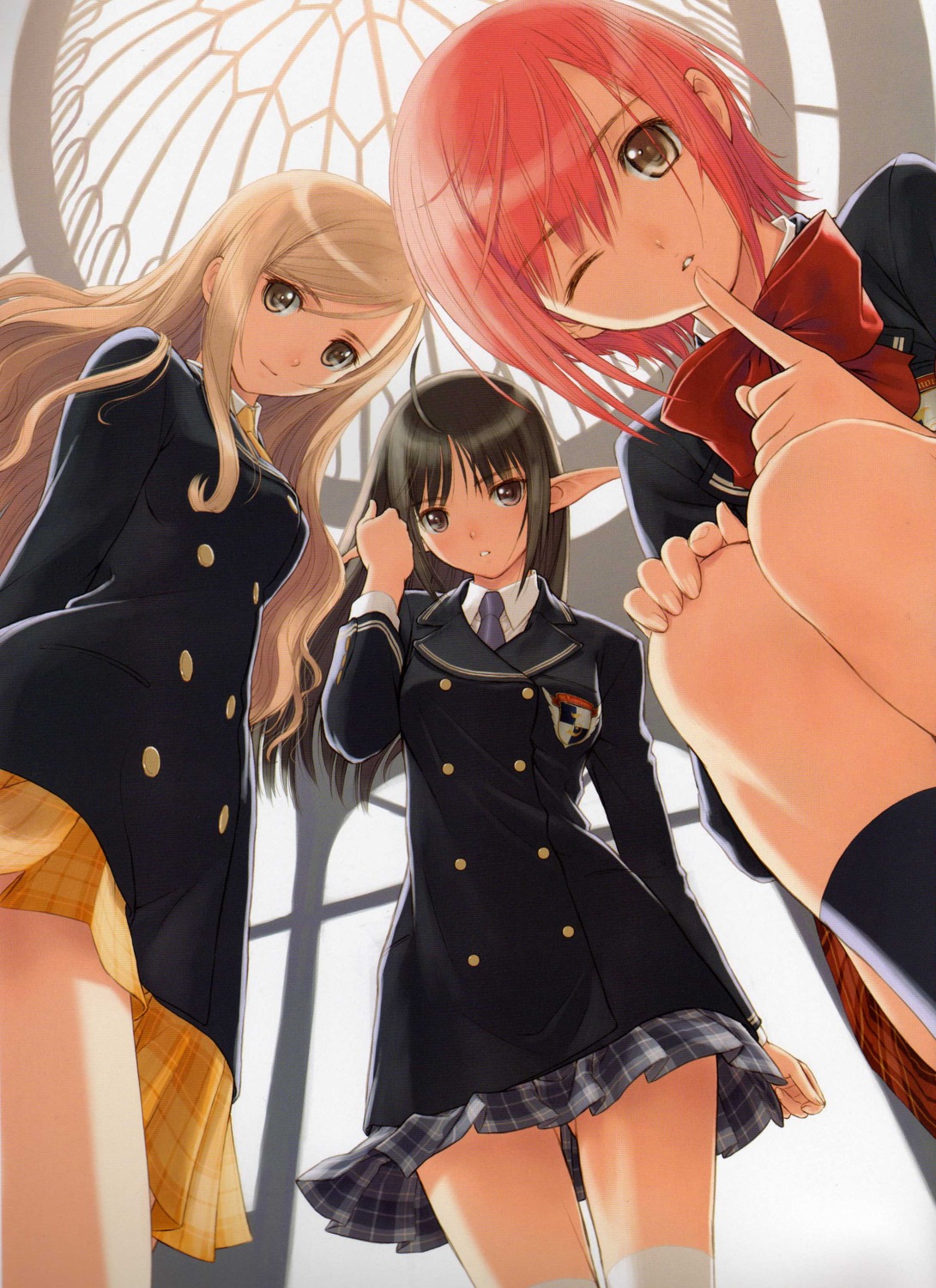 kanon_seena, kureha_touka, screening, seifuku, shining_tears, shining_wind, shining_world, tony_taka