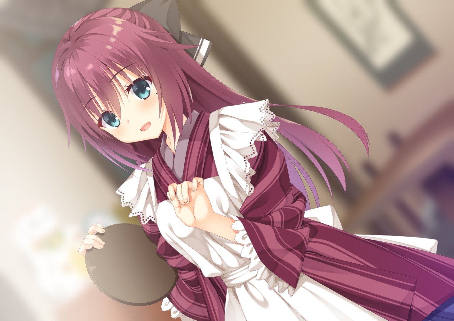 log_(8kumagawa), maid, maniwa_roka, senren_banka, wa_maid, waitress
