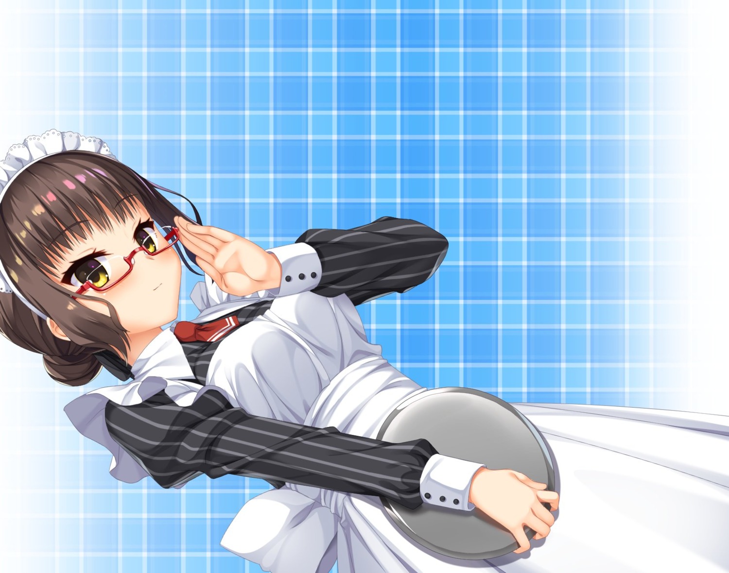 log_(8kumagawa), maid, megane, minamoto_chisaki, noble_works