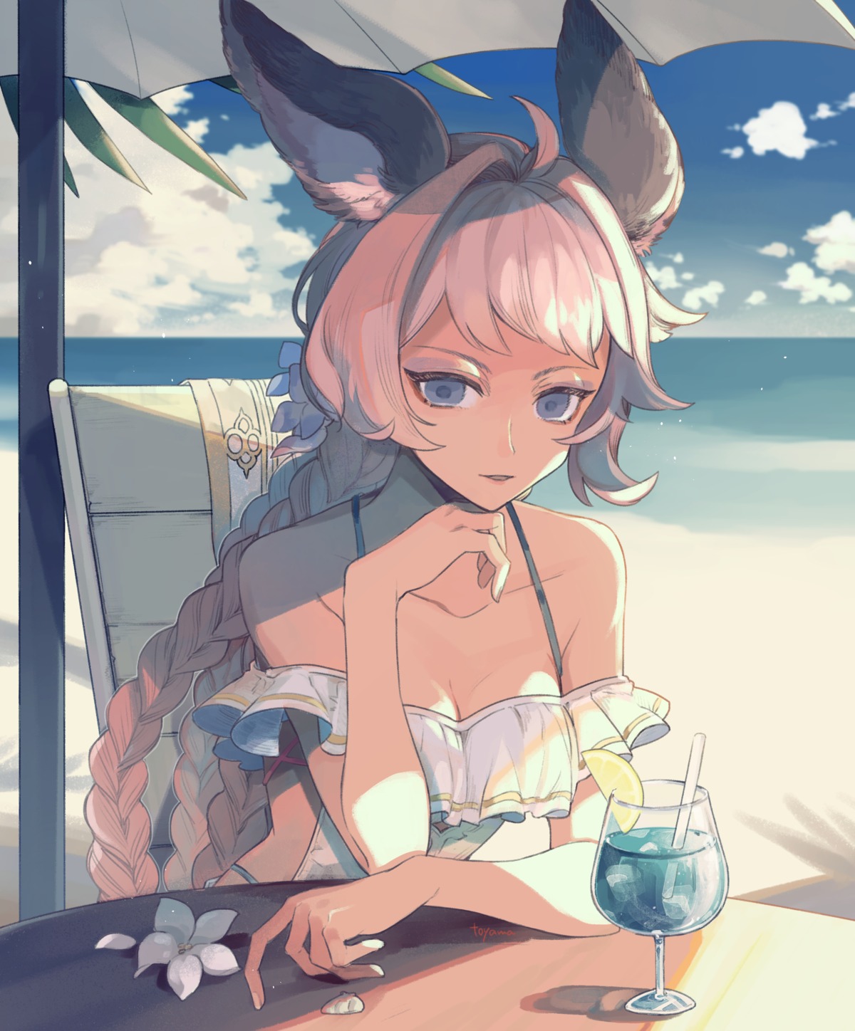 animal_ears, granblue_fantasy, swimsuits, toyama572