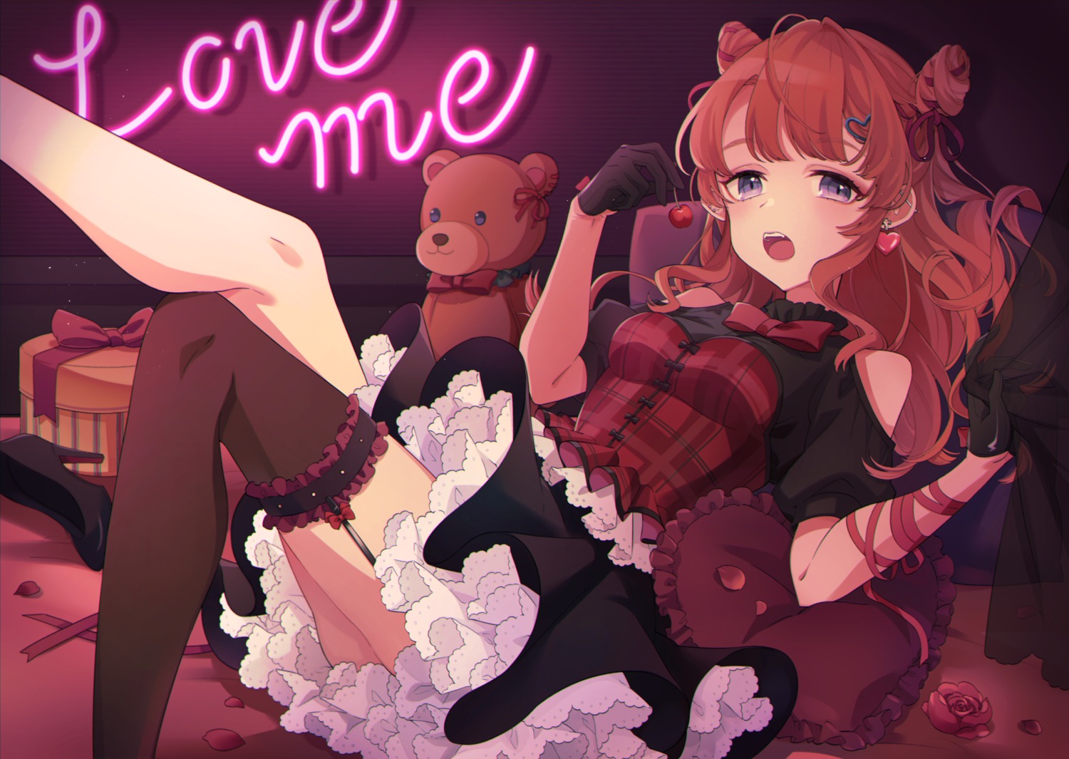 lolita_fashion, skirt_lift, stockings, thighhighs, toyama572