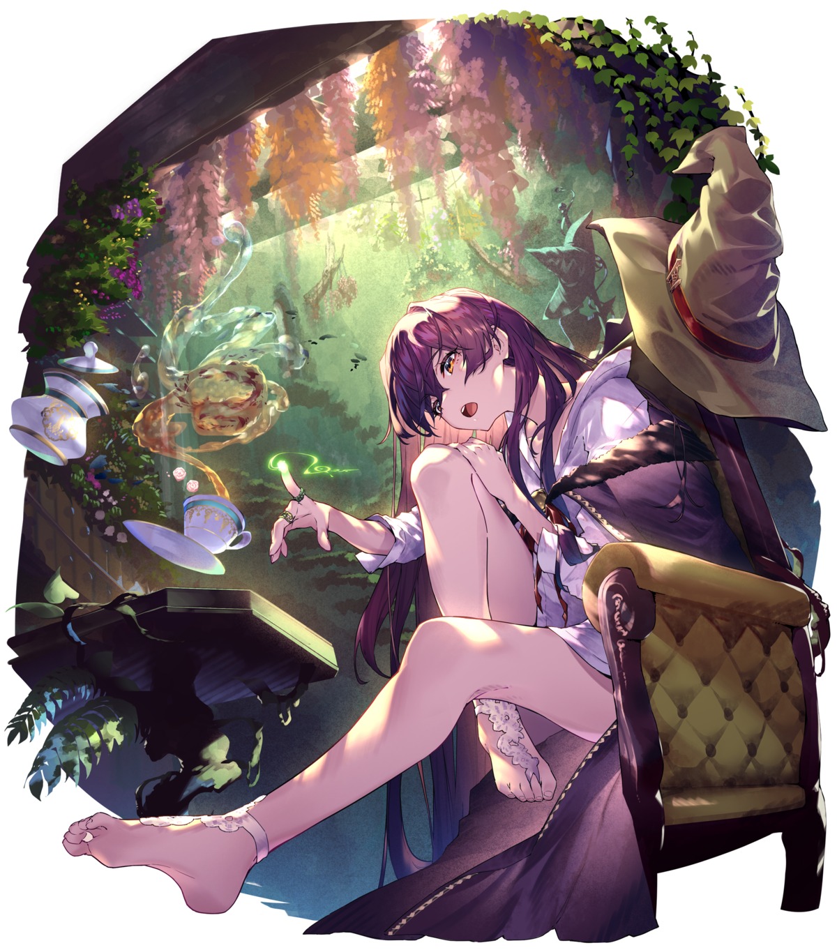 essual_(layer_world), feet, witch