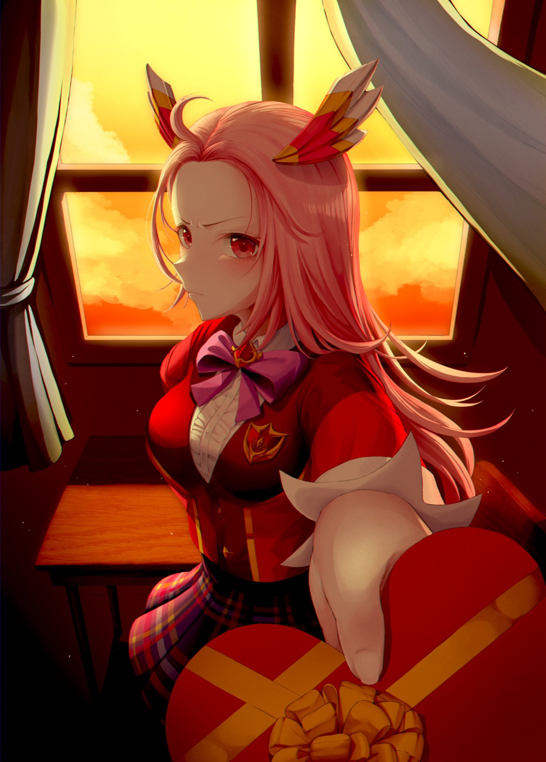 cleo_(king's_raid), king's_raid, seifuku, valentine, yjs0803123