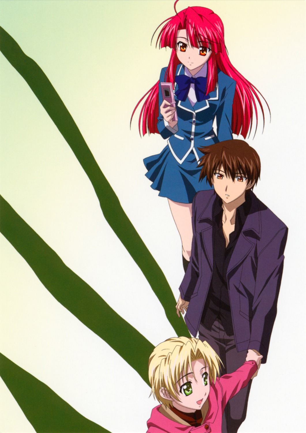 kannagi_ayano, kannagi_ren, kaze_no_stigma, yagami_kazuma