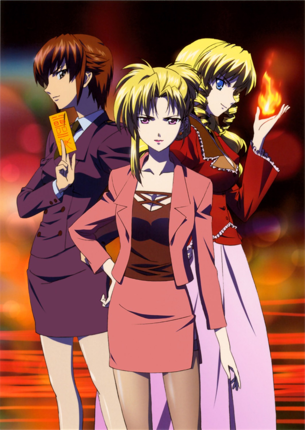 katherine_mcdonald, kaze_no_stigma, pantyhose, tachibana_kirika