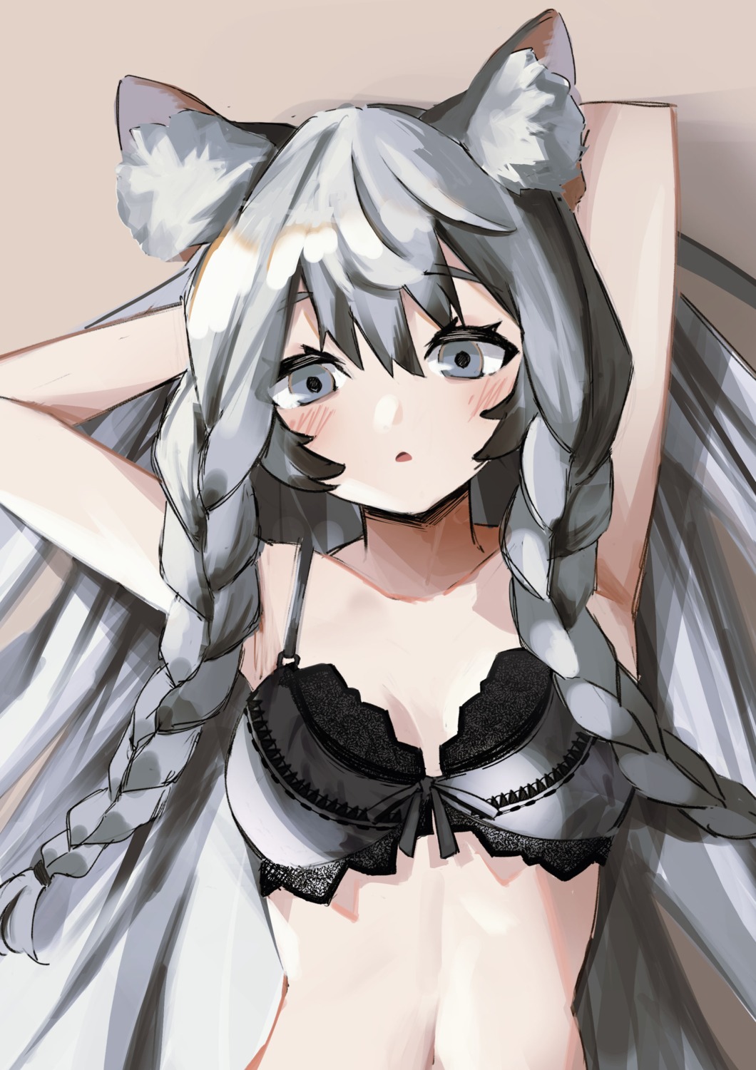 animal_ears, arknights, bra, pramanix_(arknights), reesen