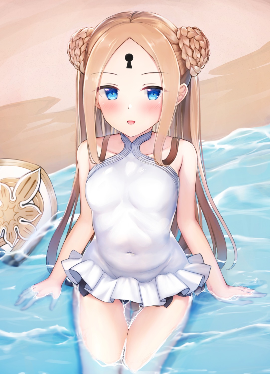 abigail_williams_(fate), benedia, fate/grand_order, swimsuits, wet