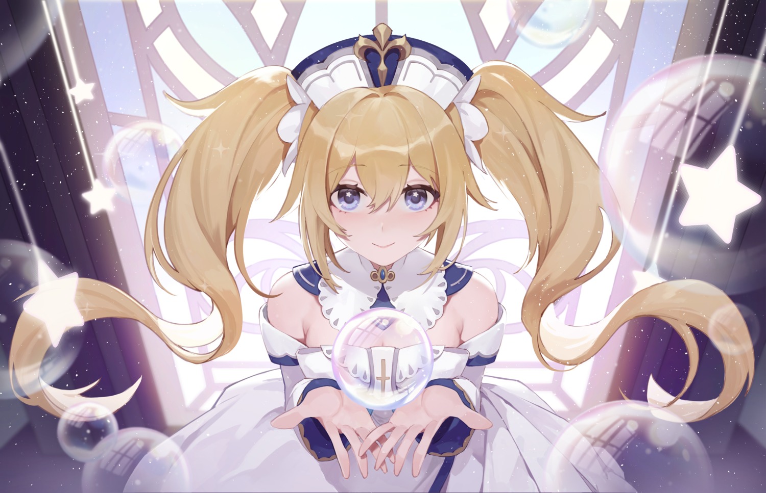 barbara_(genshin_impact), dress, genshin_impact, kibiko_(cheeks)