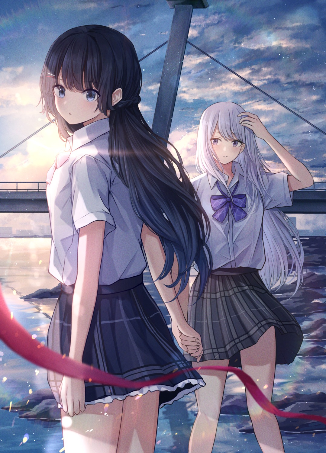 dodon_gadon, higuchi_kaede, nijisanji, seifuku, tsukino_mito