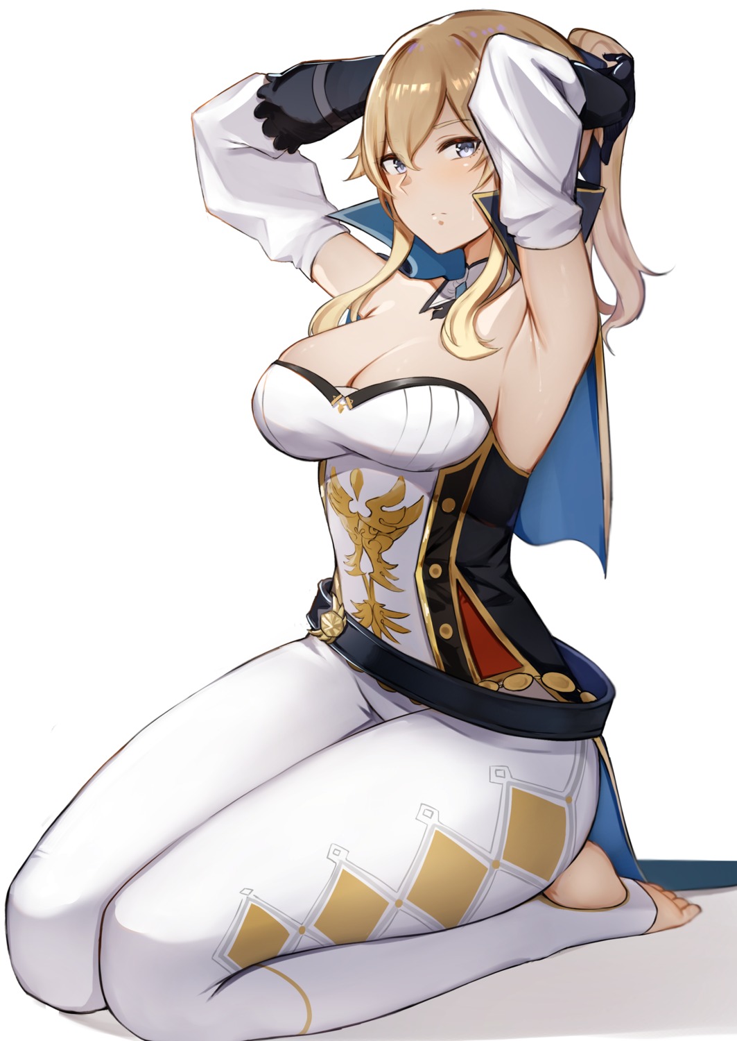 genshin_impact, jean_gunnhildr, no_bra, pnatsu
